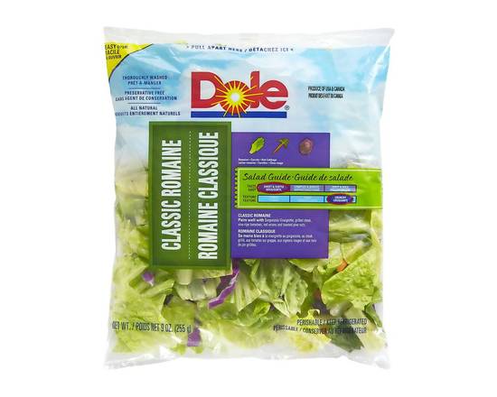 Dole · Mélange pour salade romaine classique (255 g) - Classic romaine (255 g)