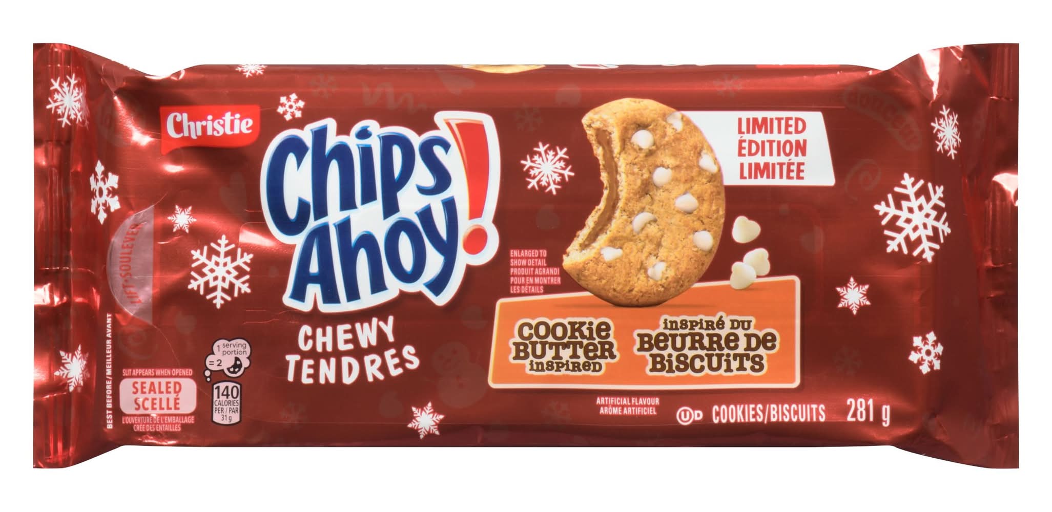 Chips Ahoy! Limited Edition Cookies, Cookie Butter (281 g)
