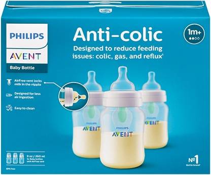 Avent Anti-Colic Baby Bottle With Airfree Vent (510 g)