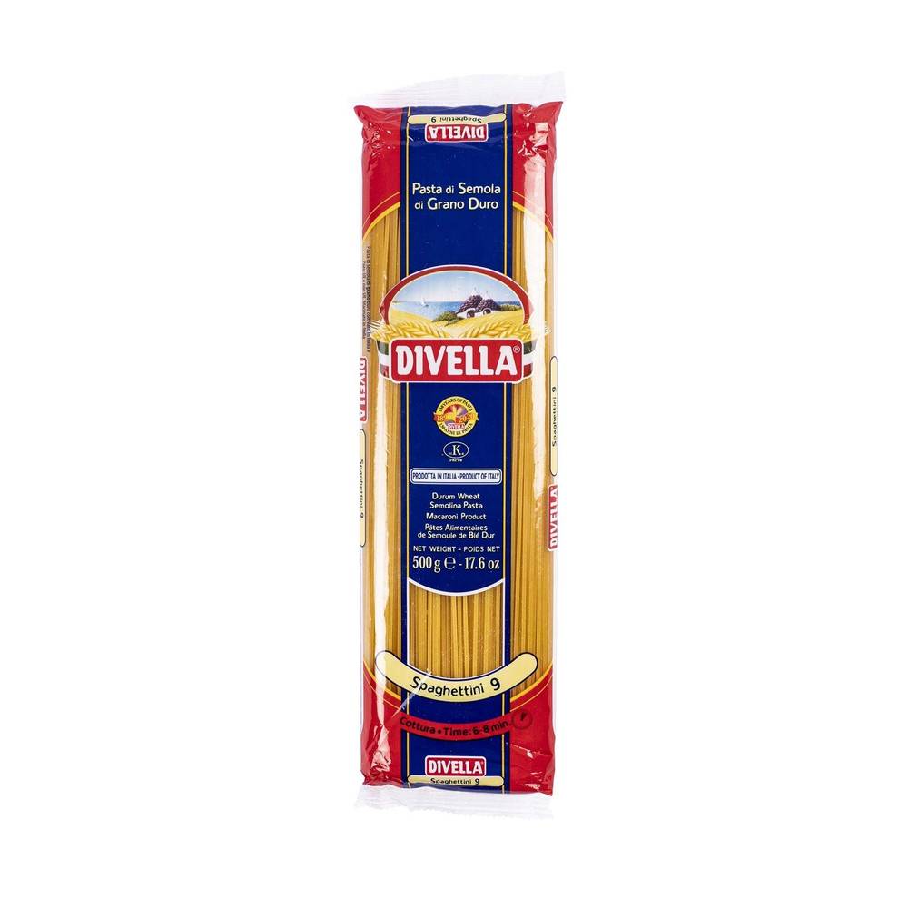 Pasta Spaghetti Nº9 Divella 500 g