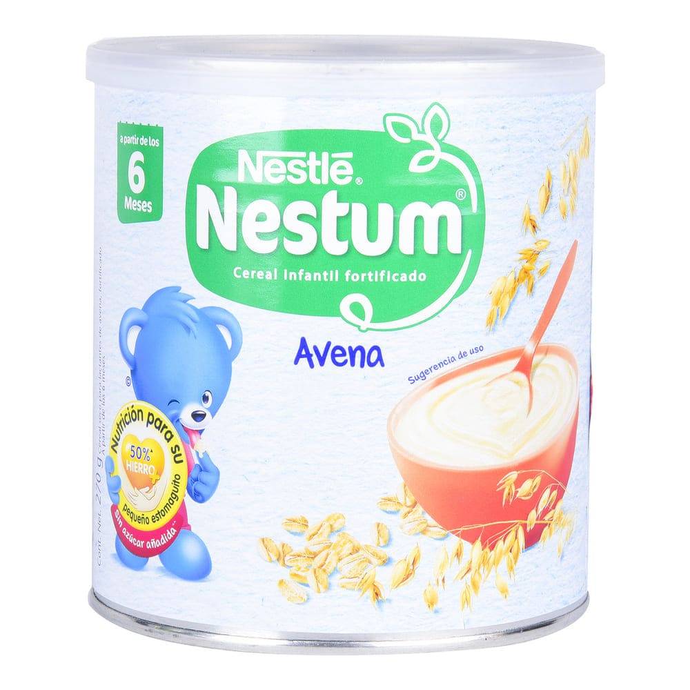 Nestum cereal etapa 1 avena sin azúcar (lata 270 g)