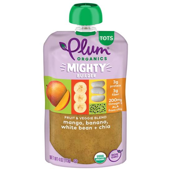 Plum Organics Mighty Protein & Fiber Baby Food