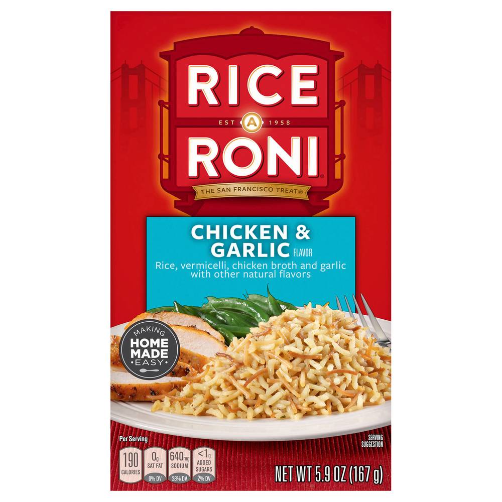 Rice-A-Roni Rice Vermicelli, Chicken-Garlic (5.9 oz)