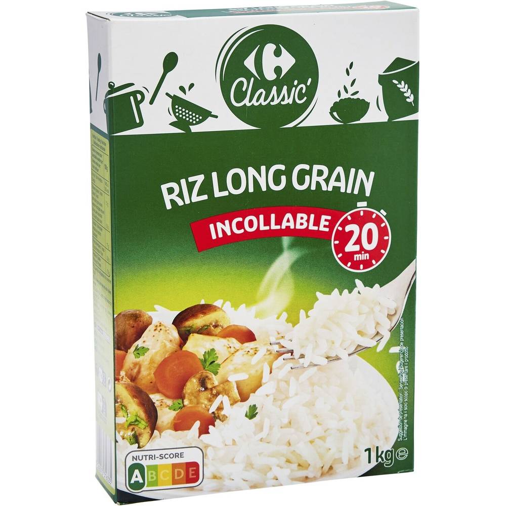 Carrefour - Riz long grain incollable
