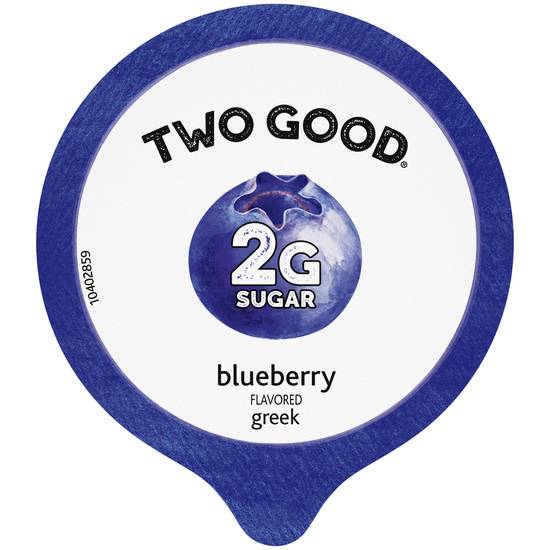 Two Good Low Fat Lower Sugar Blueberry Greek Yogurt