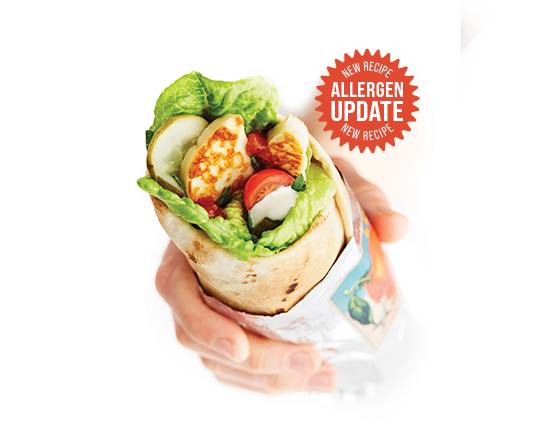 Grilled Halloumi Wrap - ALLERGEN UPDATE now SOYA