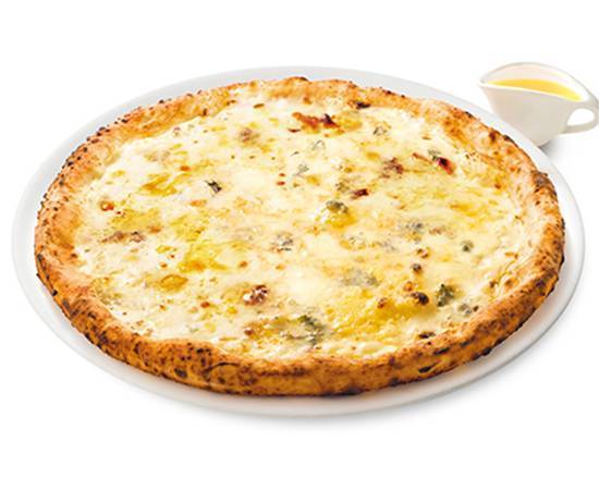 【プレミアム】4種のチーズのピッツァ～BIOのハチミツ付き～  [Premium Mozzarella]QUATTRO FORMAGGI（3,400円～）