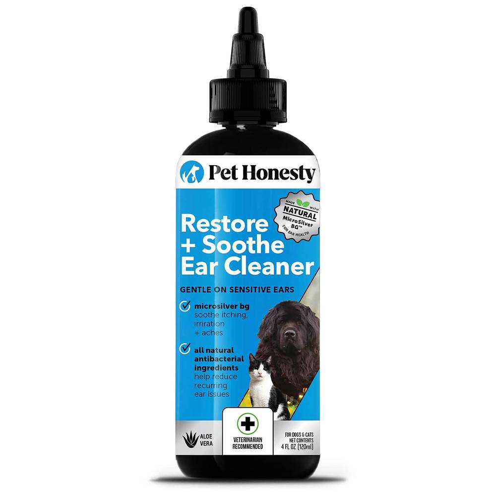 Pet Honesty Restore + Soothe Dog and Cat Ear Cleaner