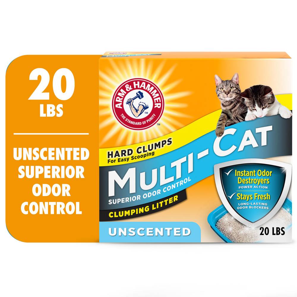 Arm & Hammer Multi Cat Extra Strength Clumping Litter (20 lbs)