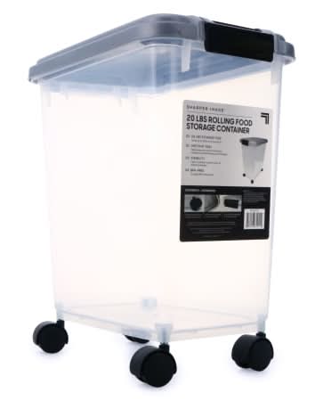 Rolling Pet Food Storage Container w/ 20 lbs Capacity
