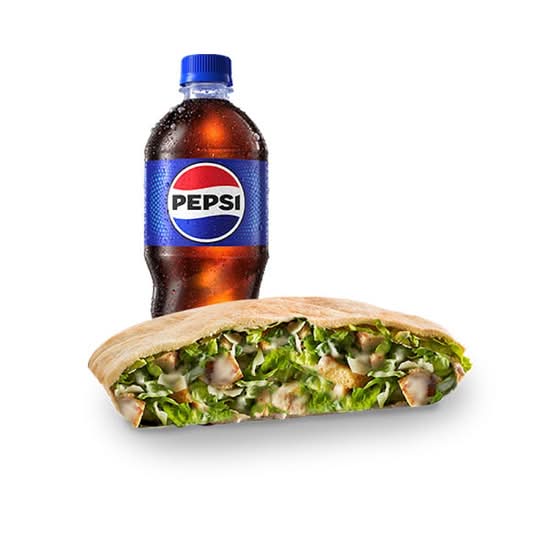 Chicken Caesar Pocket and 20oz Beverage