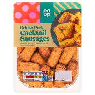 Co-op British Pork Cocktail Sausages 400g