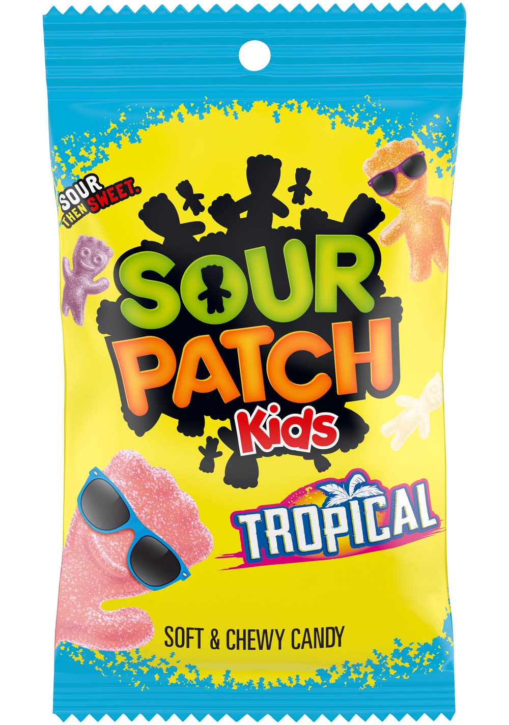 Sour Patch Kids Soft & Chewy Candies, Tropical (8 oz)