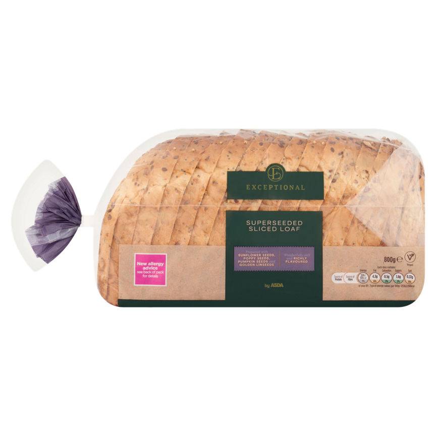 ASDA Exceptional Superseeded Sliced Loaf (800g)