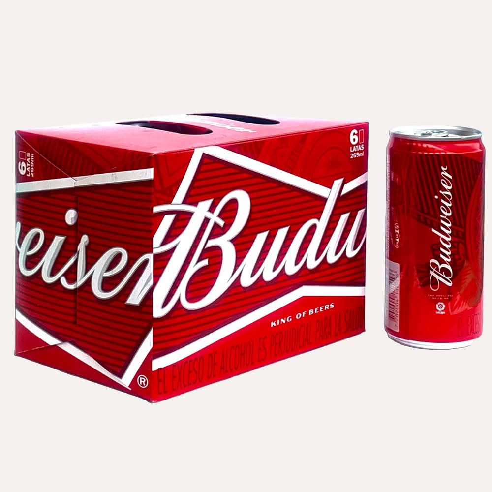 Cerveza budweiser lata 269 ml