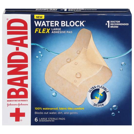 Band-Aid Water Block Large Flex Adhesive Pad