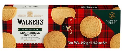 Walkers Gluten Free Pure Butter Shortbread