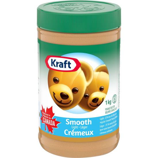 Kraft beurre d’arachide crémeux - smooth light peanut butter