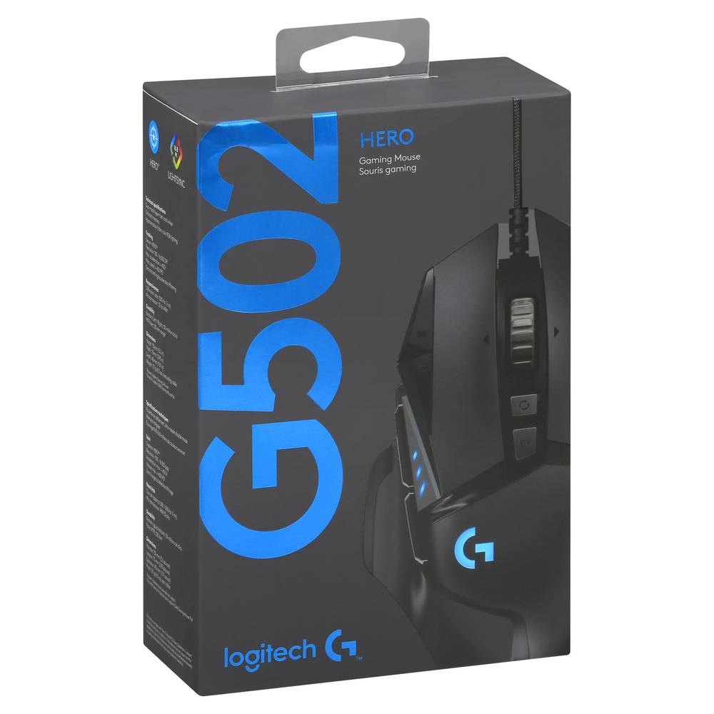 Logitech G Hero High Performance Wired Black Gaming Mouse