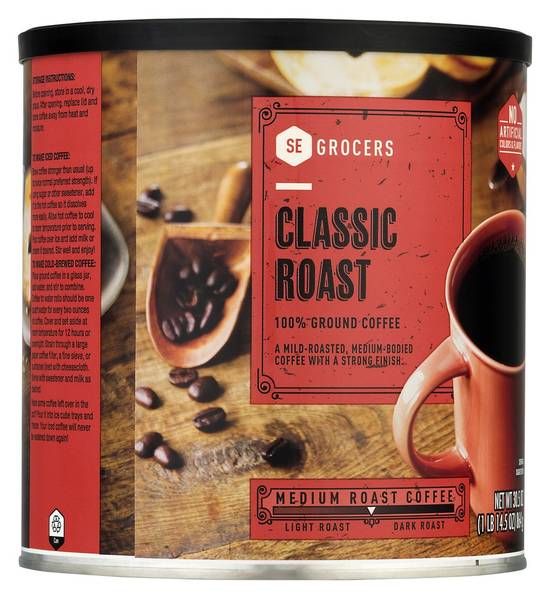 Se Grocers Classic Roast Ground Coffee 31 oz Delivery Near You