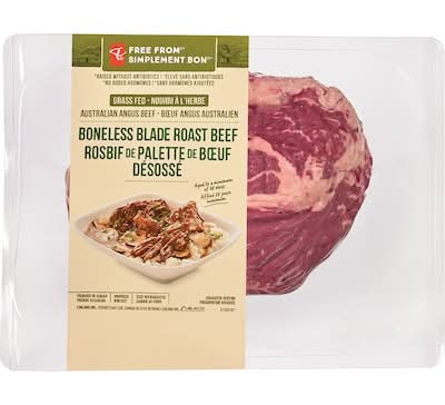 President's Choice Free From Boneless Blade Roast Beef