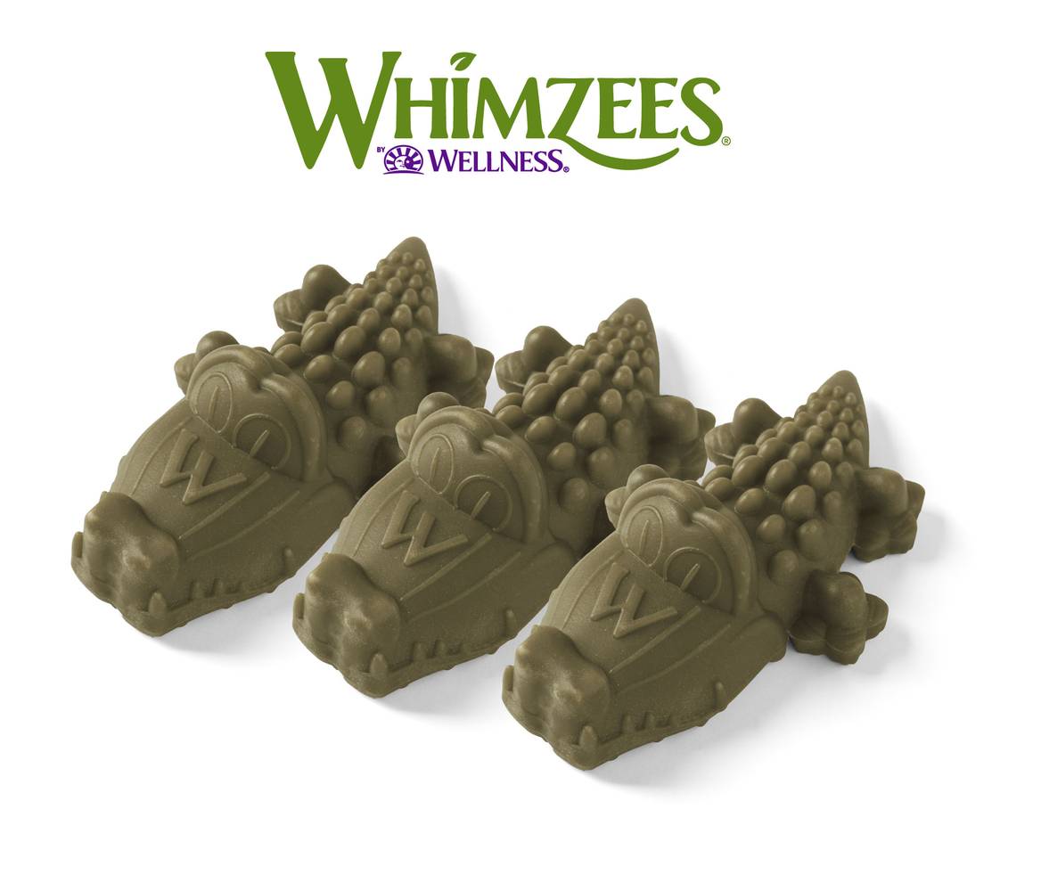 Whimzees By Wellness Natural Daily Dental Long Lasting Dog Treats, Small Alligator