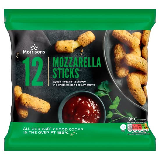 Morrisons Mozzarella Sticks (180g)