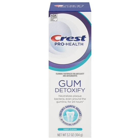 Crest Pro Health Gum Detoxify Deep Clean Toothpaste