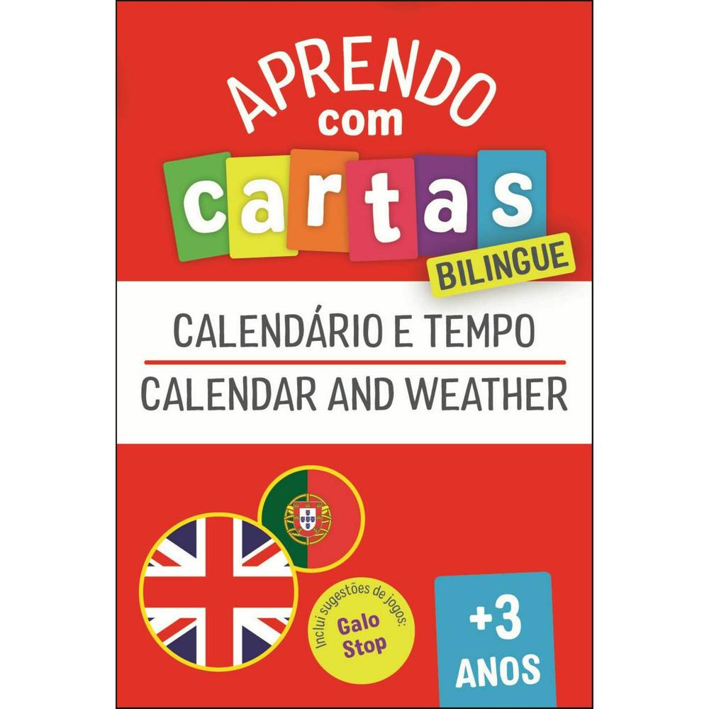 Aprendo com Cartas: Bilingue - Calendário e Tempo +3 Anos