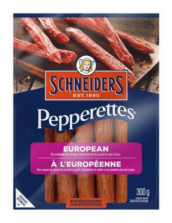 Schneiders Pepperettes Sausage Sticks, European (300 g)