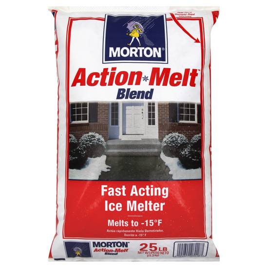 Morton Fast Melting Formula Ice Melt (25 lbs)