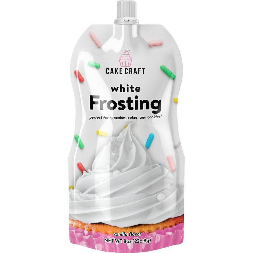 Cake Craft White Vanilla-Flavored Frosting, 8oz