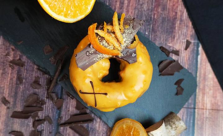 Chocolate & Orange Christmas Doughnut