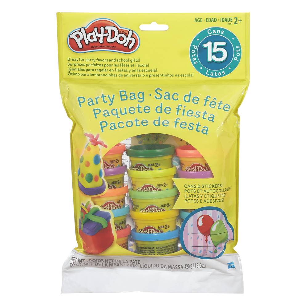 Play-doh paquete de fiesta (bolsa 15 u)