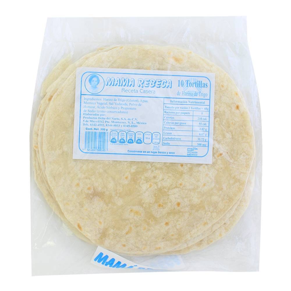 Mamá rebeca tortillas de harina  (bolsa 300 g)