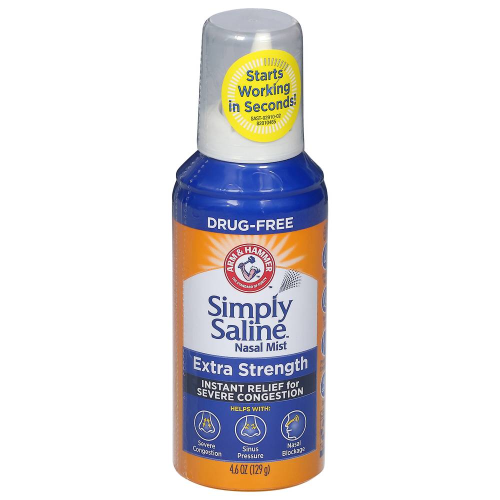 Arm & Hammer Drug Free Simply Saline Nasal Mist