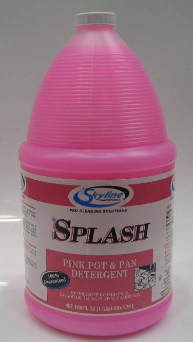 Skyline - Splash Pot & Pan Pink Dish Washing Detergent - gallon