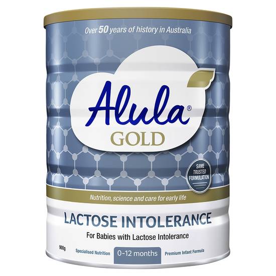 Alula Gold Lactose Intolerance 0-12 Months Infant Formula 900g