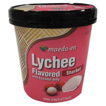 maeda-en Lychee Flavored Sherbet With Coconut Jelly (1.04 lbs)