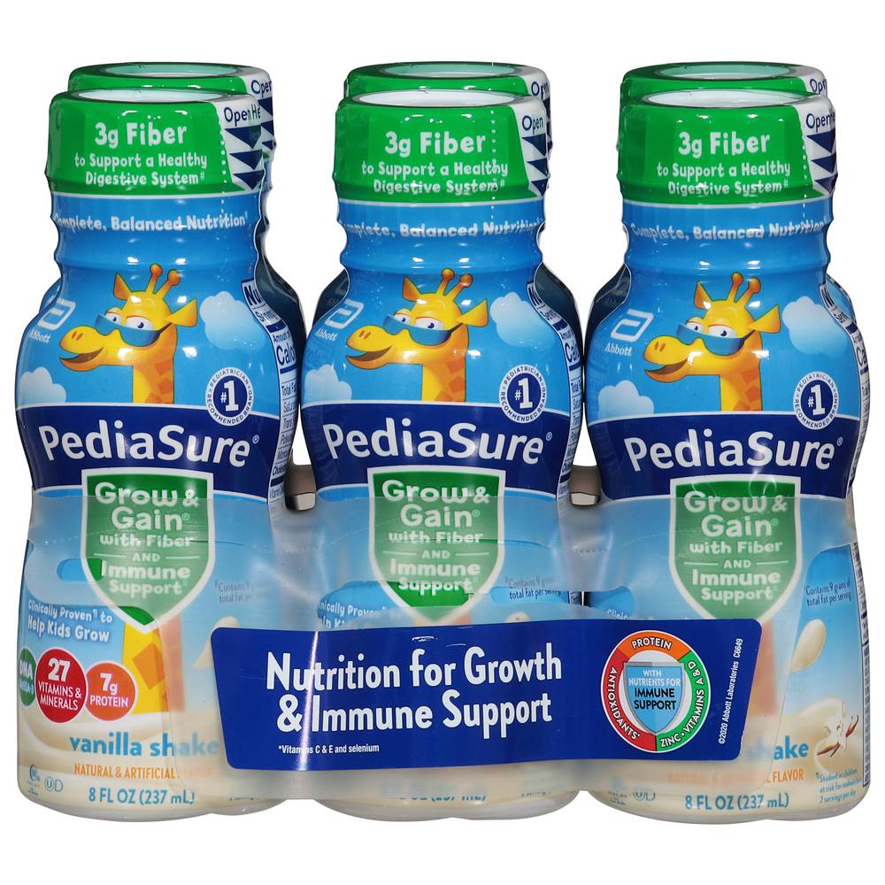 PediaSure Grow & Gain Vanilla Shake (6 ct)