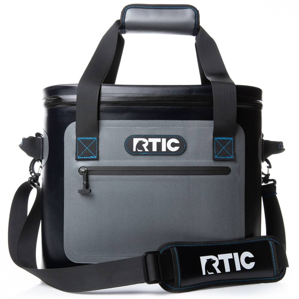 RTIC Outdoors Soft Pack Blue / Grey 30 Cans Insulated Personal Cooler | 4992