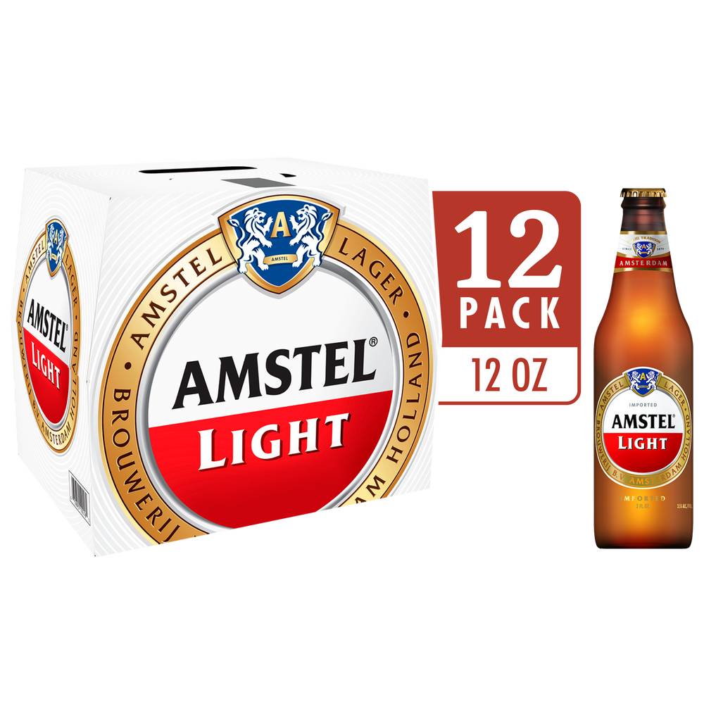 Amstel Light Lager Beer (12 x 12 oz)