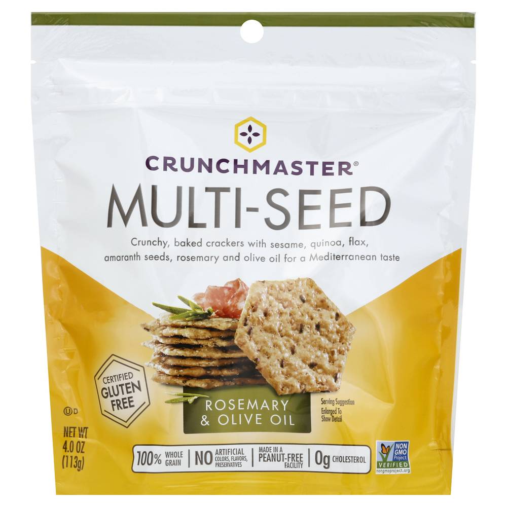 Crunchmaster Multi-Seed Crunchy Baked Rice Crackers (4 oz)