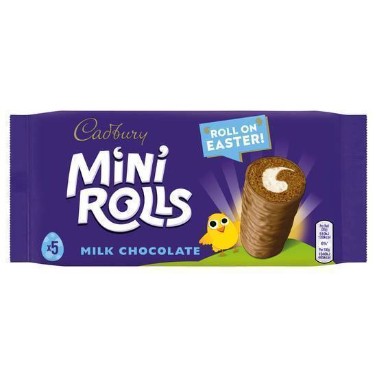 Cadburys Mini Roll Chocolate 5pk