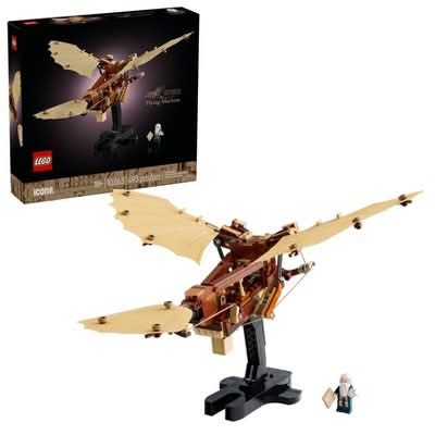 LEGO Icons Leonardo Da Vinci's Flying Machine Diy Building Set 18+ Ages (493 ct)