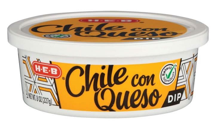 H-E-B · Dip de chile con queso (227 g)