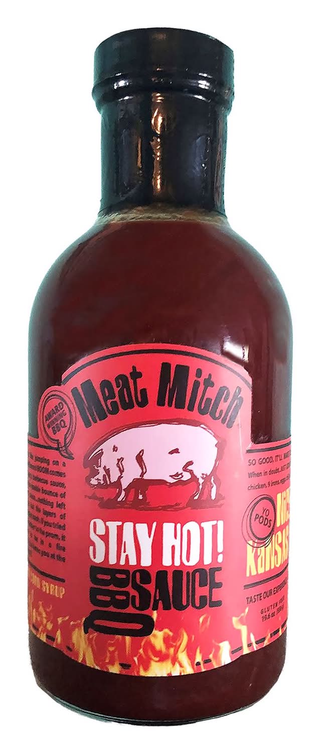 Meat Mitch Stay Hot Spicy Bbq Sauce 19.6 Oz