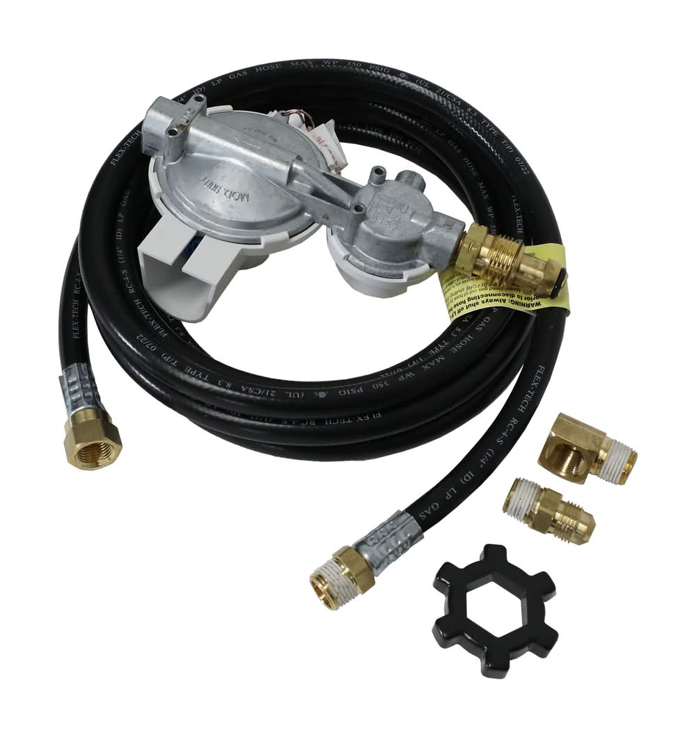 Mr. Heater Remote Propane Vent Free Installation Kit Black Steel Installation kit