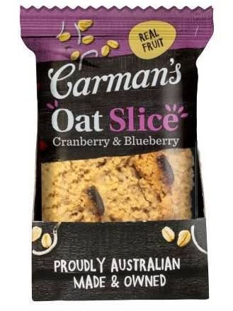 Carman'S Cranberry & Blueberry Oat Slice 70G