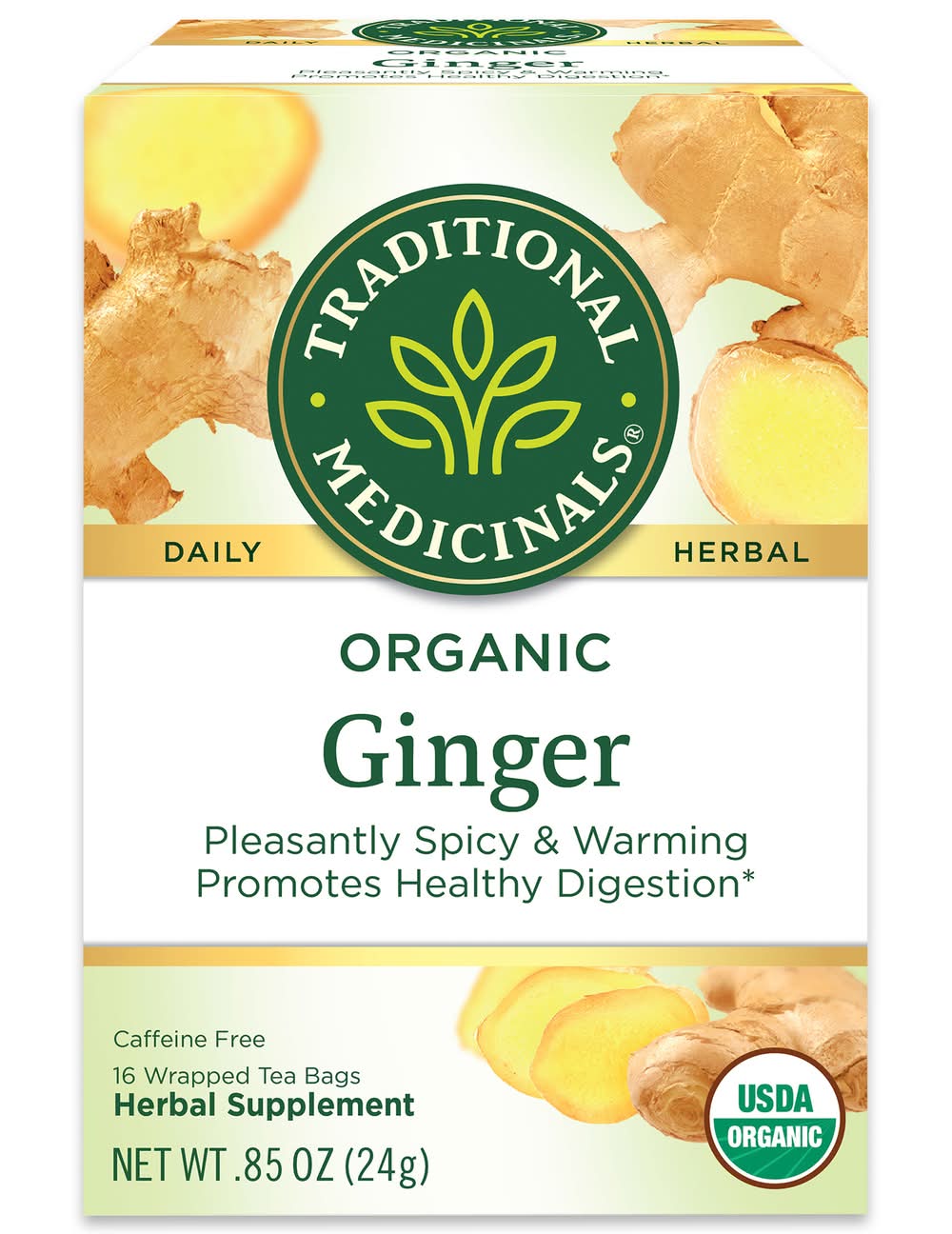 Traditional Medicinals Ginger Herbal Supplement (0.85 oz)